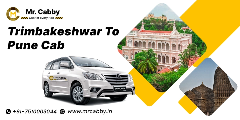 Trimbakeshwar to Pune cab,  Trimbakeshwar to Pune taxi service for one way and round trips. Trimbakeshwar to Pune cab fare @ 12 Rs./km
