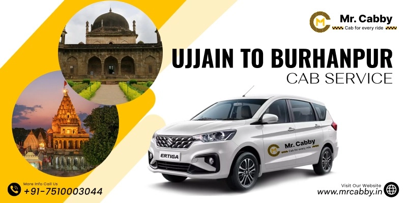 Ujjain to Burhanpur Cab Service | Ujjain to Burhanpur One-Way or Round-Trip Taxi Booking Fare Starts at Rs. 12/km - Mr. Cabby