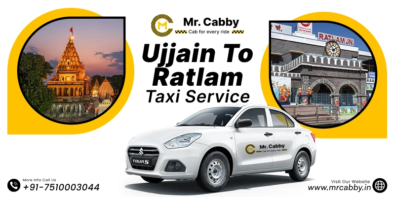 Ujjain to Ratlam Taxi Service | Ujjain to Ratlam Cab Booking Fare Starts at Rs. 12/km - Mr. Cabby