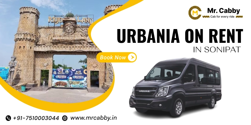 Urbania on Rent in sonipat, Urbania Hire in Sonipat in 9, 12 and 17 seater fleet options, Urbania Rental Price in Sonipat fare starts @ Rs. 24/km