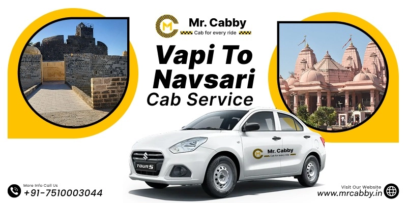 Vapi to Navsari Cab Service | Vapi to Navsari One-Way or Round-Trip Taxi Booking Fare Starts at Rs. 12/km - Mr. Cabby
