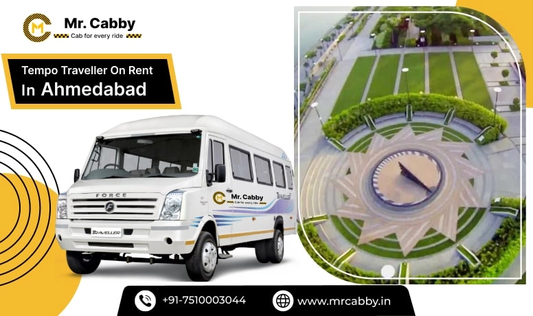 Tempo Traveller on Rent in Ahmedabad, Hire Tempo Traveller in Ahmedabad, Tempo Traveller Rental in Ahmedabad @ Rs. 22/KM - Mr. Cabby 
